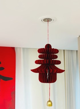 【乔迁新居】春字挂件灯笼喜庆2026新年装饰客厅马年春节摆件挂饰