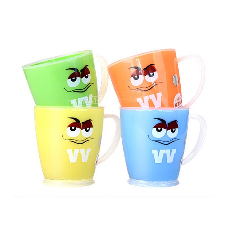 宏彩时尚创意双色洗漱口杯牙刷杯塑料口杯刷牙杯洗漱杯子