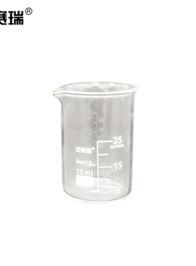 安赛瑞 玻璃烧杯实验室玻璃仪器高硼硅烧杯 600049