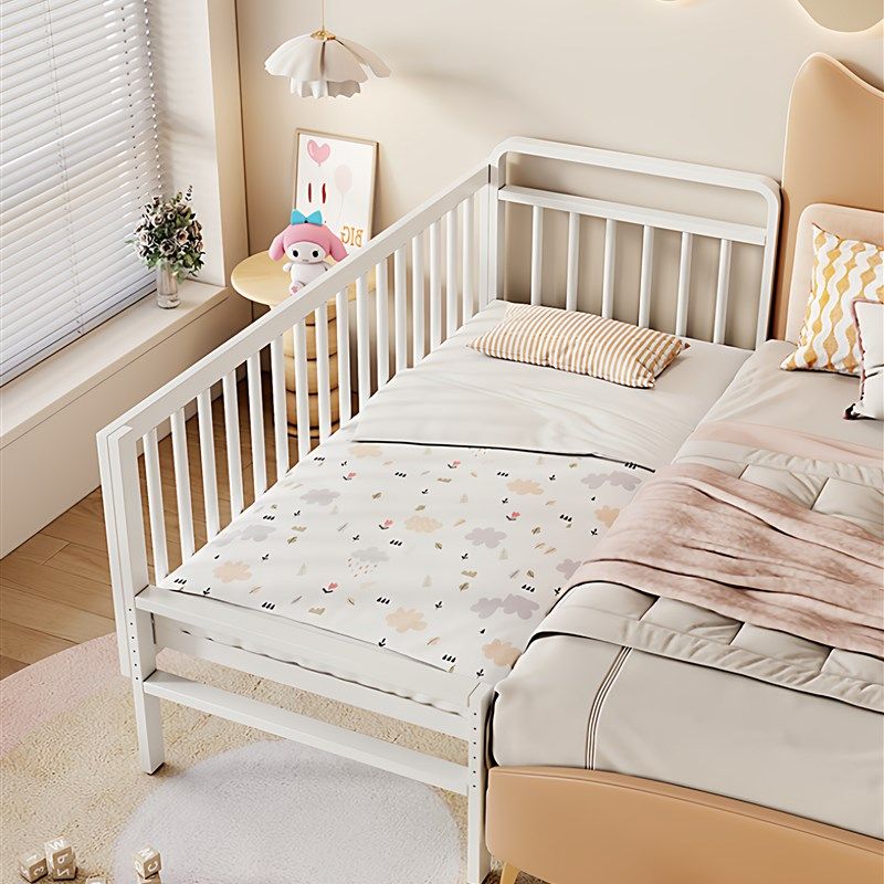 拼接床铁艺小床护栏可升降床边加宽拼接床大人可睡定制拼接加宽床,住宅家具,儿童拼接床,淘宝优惠券,粉丝福利购,淘宝优惠卷