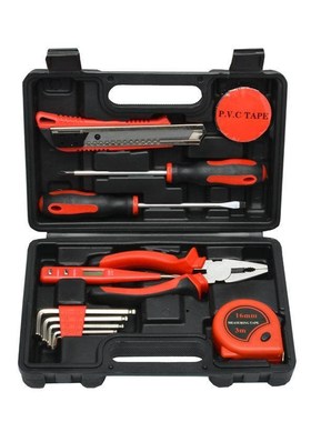 立创手工具车载13件组合套装车用维修自救五金工具箱45#碳钢8613A