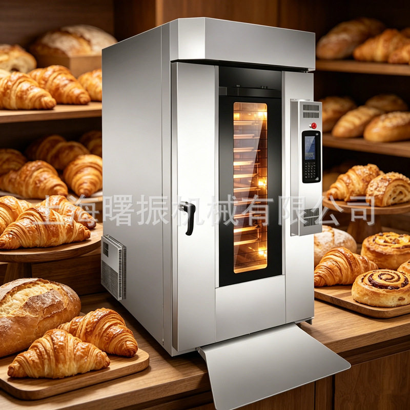 15盘电热烤炉丹麦牛角包烤箱不锈钢推车式烤炉对流面包机