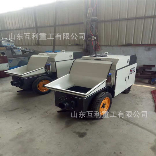 工程工地二次构造柱泵混凝土输送泵斜式卧式20输送泵混凝土上料机