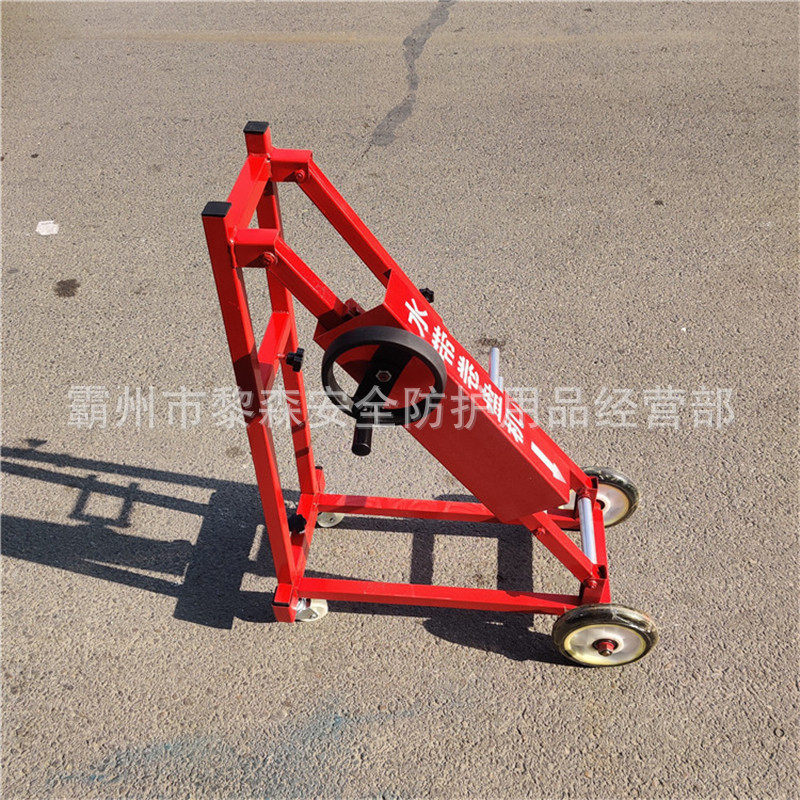 移动式消防水带卷盘手动水带卷盘机消防水带收敛整理卷管器