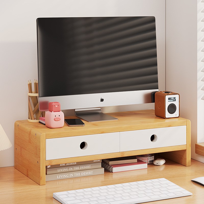 液晶显示器抬架托架办公室底座支架架垫架公桌面收纳置物摆台架子