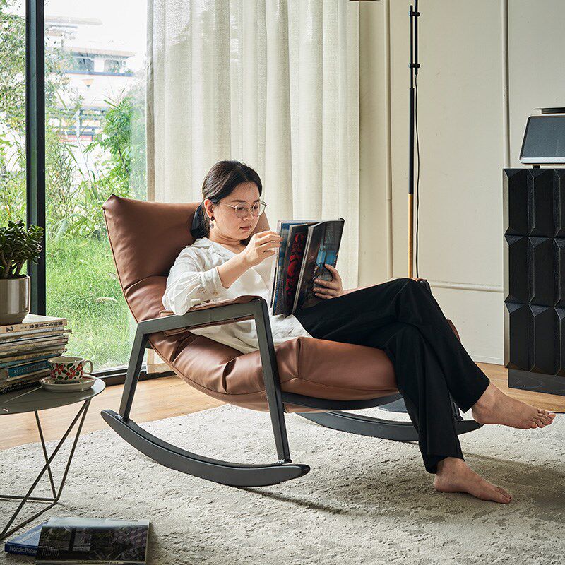 简约复古钢琴键摇摇椅懒人沙发椅大人躺椅阳台休闲椅摇椅客厅家用,住宅家具,摇椅,淘宝优惠券,粉丝福利购,淘宝优惠卷