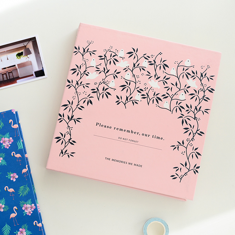 标本册 植物标本收集册 树叶干花收藏DIY相册 膜粘贴式可写字25页