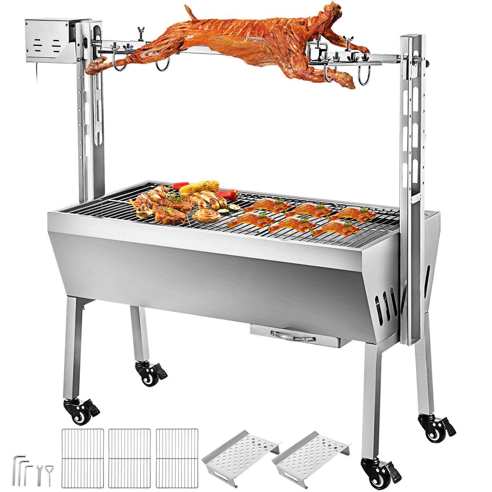 BBQ野炊烤羊炉不锈钢黄金脆皮猪烤烧烤多功能烤整猪炉烤羊炉
