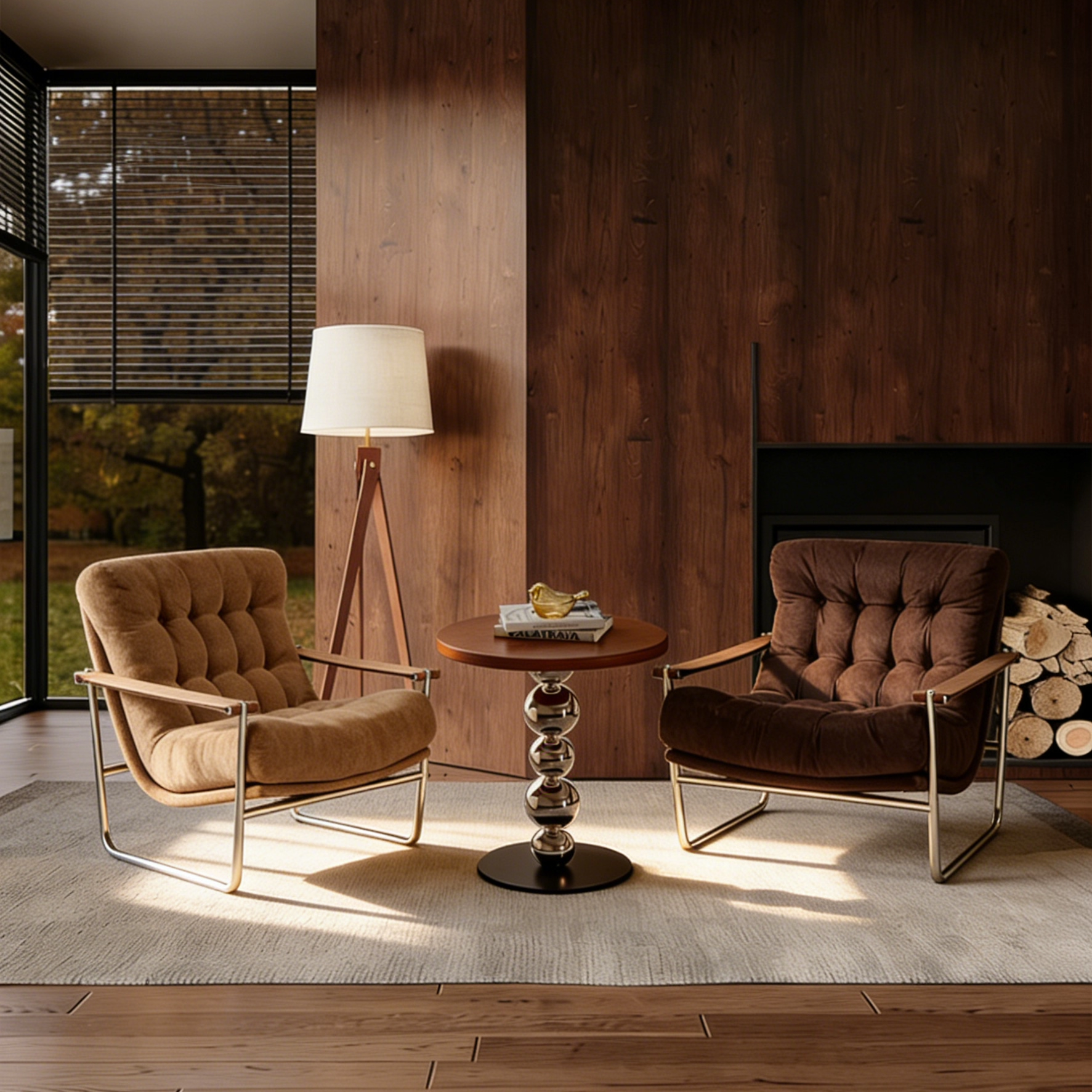 简约北欧复古单人沙发椅小户型懒人椅家用客厅阳台躺椅休闲椅