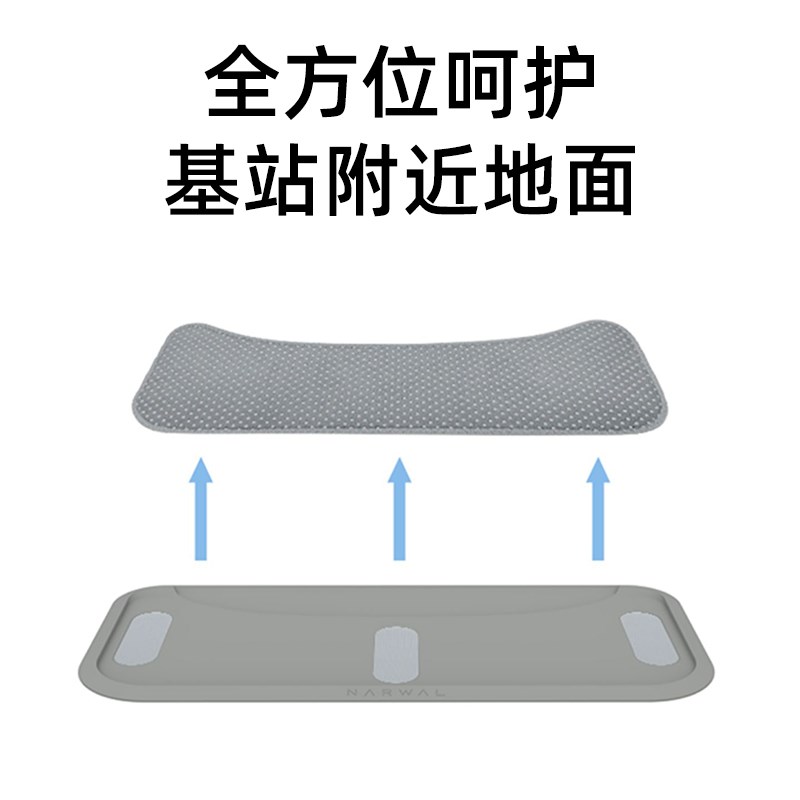 适配云鲸J1/J2扫地机器人配件基站吸水垫一代二代专用防水防滑垫