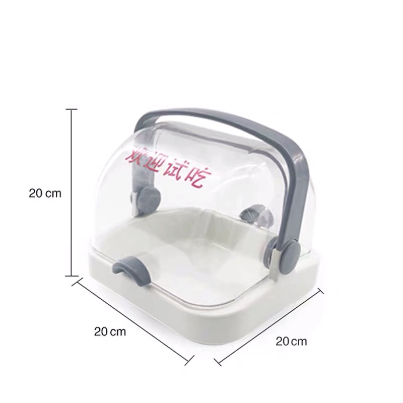 超市试吃盒子水果面包试吃盒蛋糕试吃促销试食盘品尝盒台式试吃盒