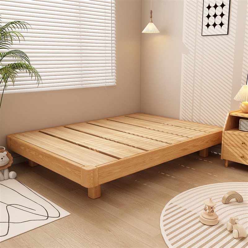 床架家用卧室1米5落地床2024年新款适合小房间的床无床头排骨架床