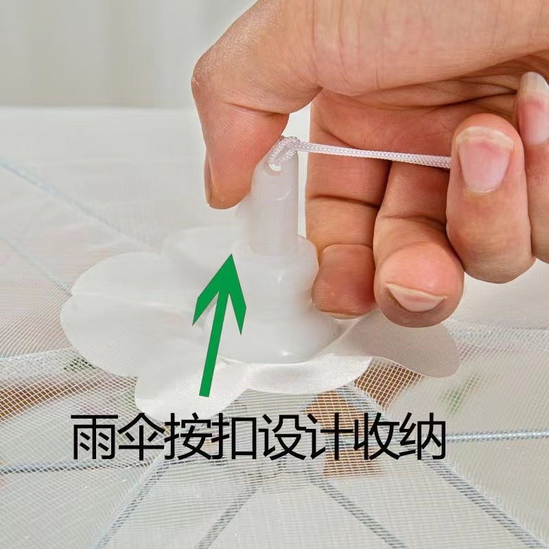 餐桌罩夏天饭罩大圆桌盖菜罩202新款可折叠家用特大号防尘网纱罩