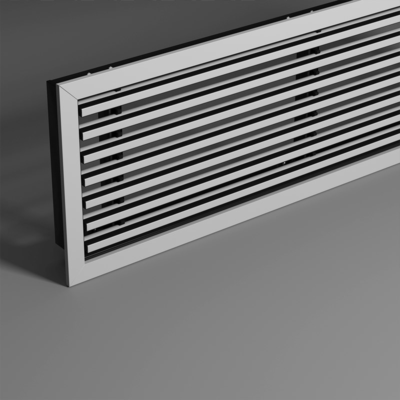高端铝合金bs中央空调出风口格栅极简边框回风加长铝塑通风定制