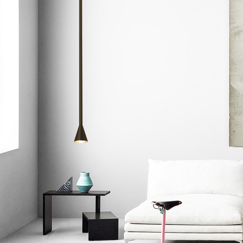 后现代创意五金客厅沙发旁小吊灯艺术床头卧室书房设计师吊灯