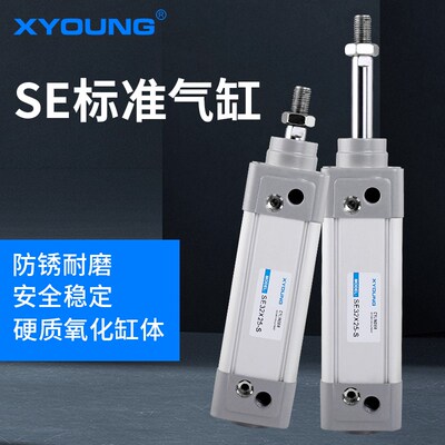 SE63X125-S气动SE63X100-S标准气缸SE63X50-S带磁标准气缸SE63X75