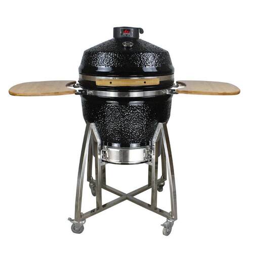 陶瓷烧烤炉 Kamado Grills BBQ焖熏炉22英寸木炭烧烤多功能烤肉炉