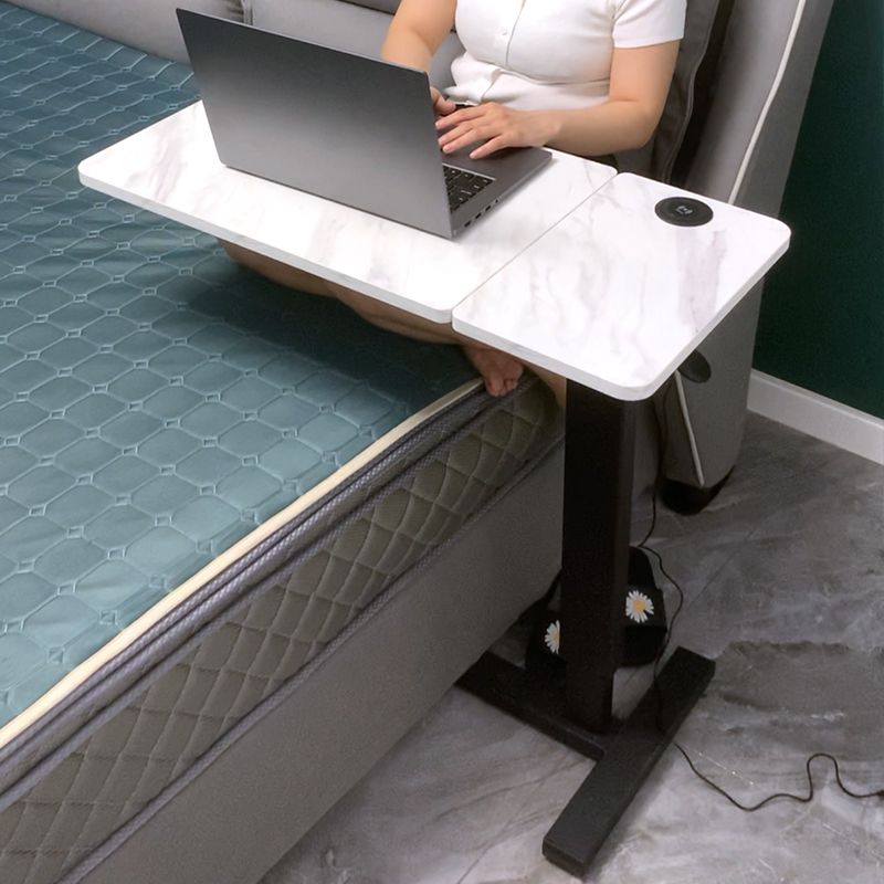 懒人床边桌侧边款可移动折叠升降宿舍小型家用卧室简易床上电脑桌