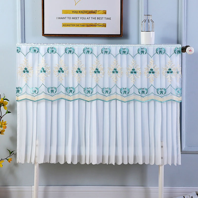 简约时尚老式铸铁暖气片罩防熏罩装饰暖气套防尘罩遮尘布遮挡盖布