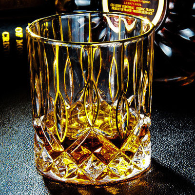 Moongril水晶玻璃大号酒吧威士忌洋酒杯四方杯茶水杯烈酒啤酒杯子
