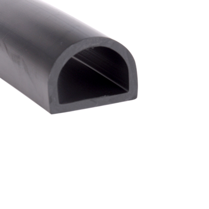 D型*30橡胶防撞条半圆形空心橡胶管橡胶护D型管机械防撞减震