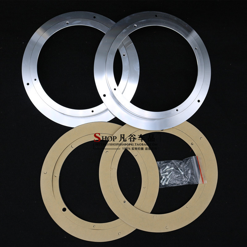 音响改装大众新款迈腾速腾途观柯斯达明锐8转6.5寸铝合金喇叭垫圈