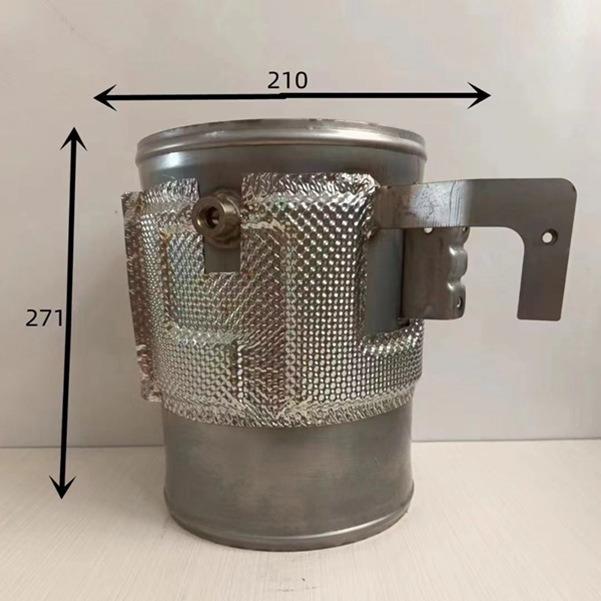 国六DPF-BS-190-006内芯带含量消声器载体消声器空壳消声器载体
