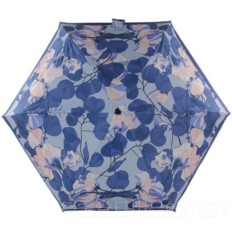 正品紫彩虹台湾太阳伞五折防晒防屋线黑胶超轻便携遮阳外降温口袋
