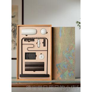 正品善琏湖笔 文房四套宝套装初学者毛笔书高法档笔墨纸砚文房四