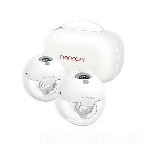 正品Momcozy M5穿奶式吸奶器免手扶静双戴音设计 电动边小碗吸乳