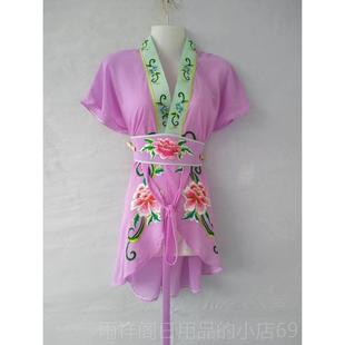 正品越剧戏服戏曲服装丫环衣女黄写梅戏七仙女真摄影服抖演音出新