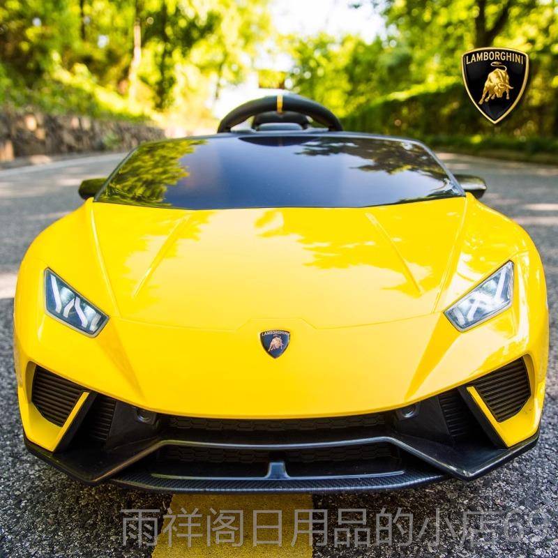 正品蓝宝坚尼童电动遥控四轮玩具汽车可坐人宝宝儿婴车子网红车跑