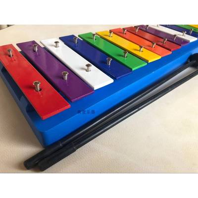 正品奥尔夫击乐器儿童教具玩智具彩礼物益类教打具色13音铝板琴