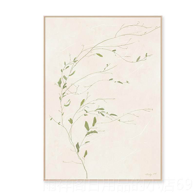 正品四月映画 寂赤贫风极简装饰风众艺术茶室挂画宅奶小油餐边柜