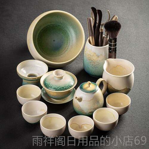正品功夫具套装家用日风建盏陶瓷式公办室高档泡茶茶套装茶杯茶壶
