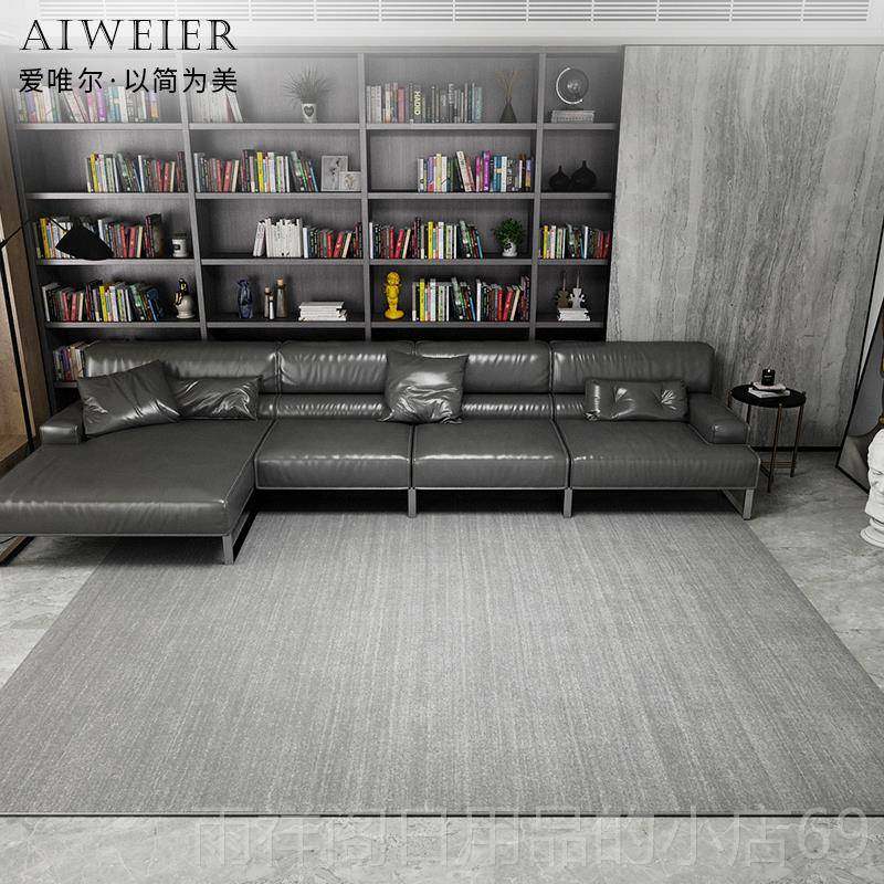 正品地毯床客厅北欧现代简约色几地毯卧室民宿风满茶铺边可定素制