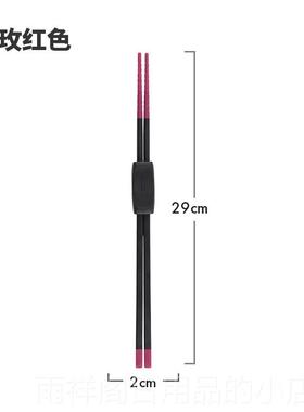 正品OO奥秀硅胶加长筷子油防炸X防烫耐高温家滑捞面厨房烹饪小工