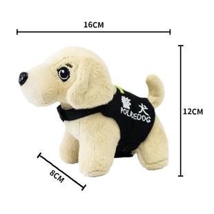 正品蜀黍警家犬玩偶玩毛具犬公仔大号抱枕礼物意抖音创同款罗威纳