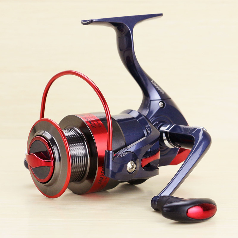 渔线轮全金属头线杯渔轮纺车轮海竿轮抛竿轮远投矶钓轮路亚渔轮