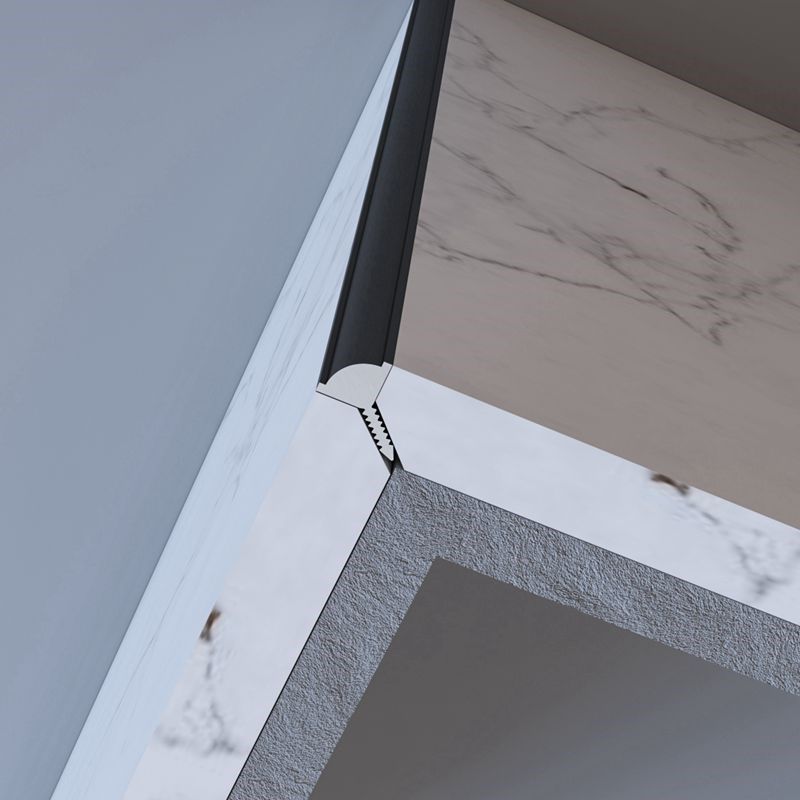 典爵阁阳角瓷砖收边条护墙板收口压条包边条封边条铝合金属条黑色