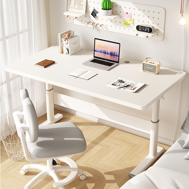 儿童学习桌书桌写字桌学生手动可升降家用电脑桌椅办公桌作业卧室