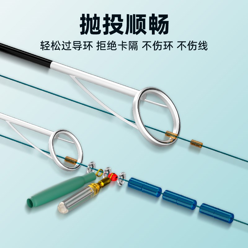 路滑线组装成品浮漂路亚线组矶竿滑漂矶钓远投筏钓大物鱼线主线