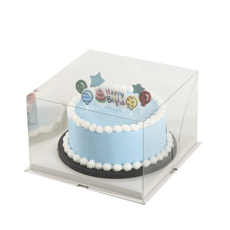 寸全蛋糕盒 覆膜蛋糕盒 二合一塑料盒 十个只入