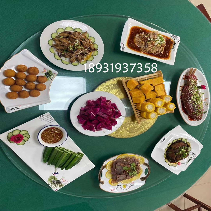 办公桌垫绿色毛毡布圆餐桌垫玻璃板下背景绒毯垫支持订做