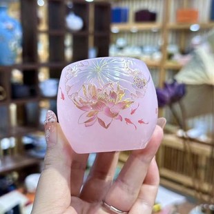 琉璃杯主人杯单杯个人专用喝茶品茗杯功夫茶具家用送礼男女式水杯