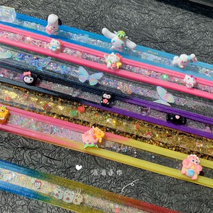 酒酒/定制流沙麻将牌尺diy卡通可爱 流麻戒尺 滴胶戒尺 镇尺 定做