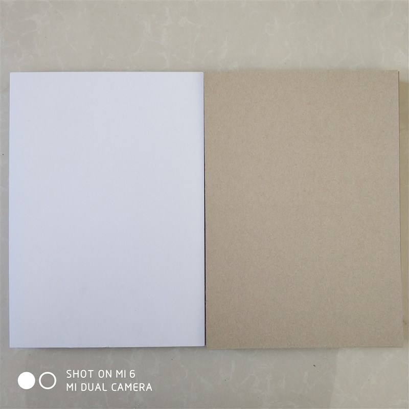 灰底白纸 城建档案盒封底纸 封面纸 白卡纸 3克加厚100张