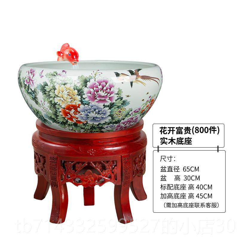 高档鱼缸餐客厅乌龟缸水装饰族箱家用鲤生态过滤器造景锦套迷你金