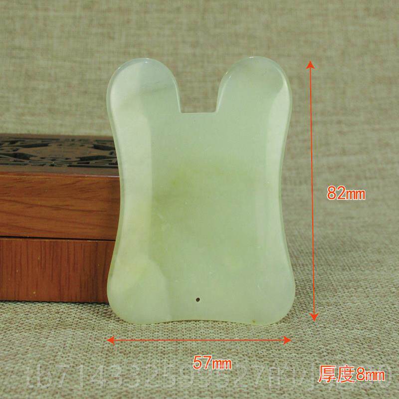 高档双石头宁静然岫玉石面部玉滚轮岩按摩眼美容球玉石轮面部玉天