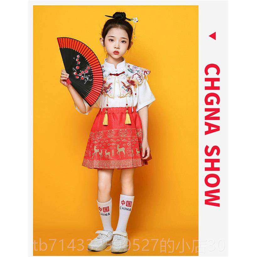 高档汉服六一儿童演服装表马面裙演出服小生合唱幼儿学园毕业服服,童装/婴儿装/亲子装,汉服,淘宝优惠券,粉丝福利购,淘宝优惠卷